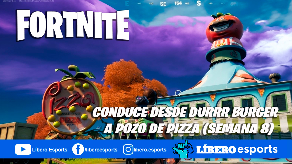 Fortnite Conduce Desde Durrr Burger A Pozo De Pizza Sin Salir Del Vehiculo