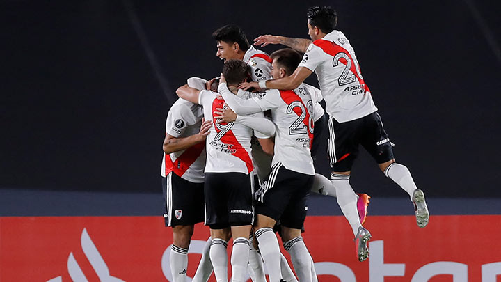 River Plate lider del grupo D de la Copa Libertadores 2021.