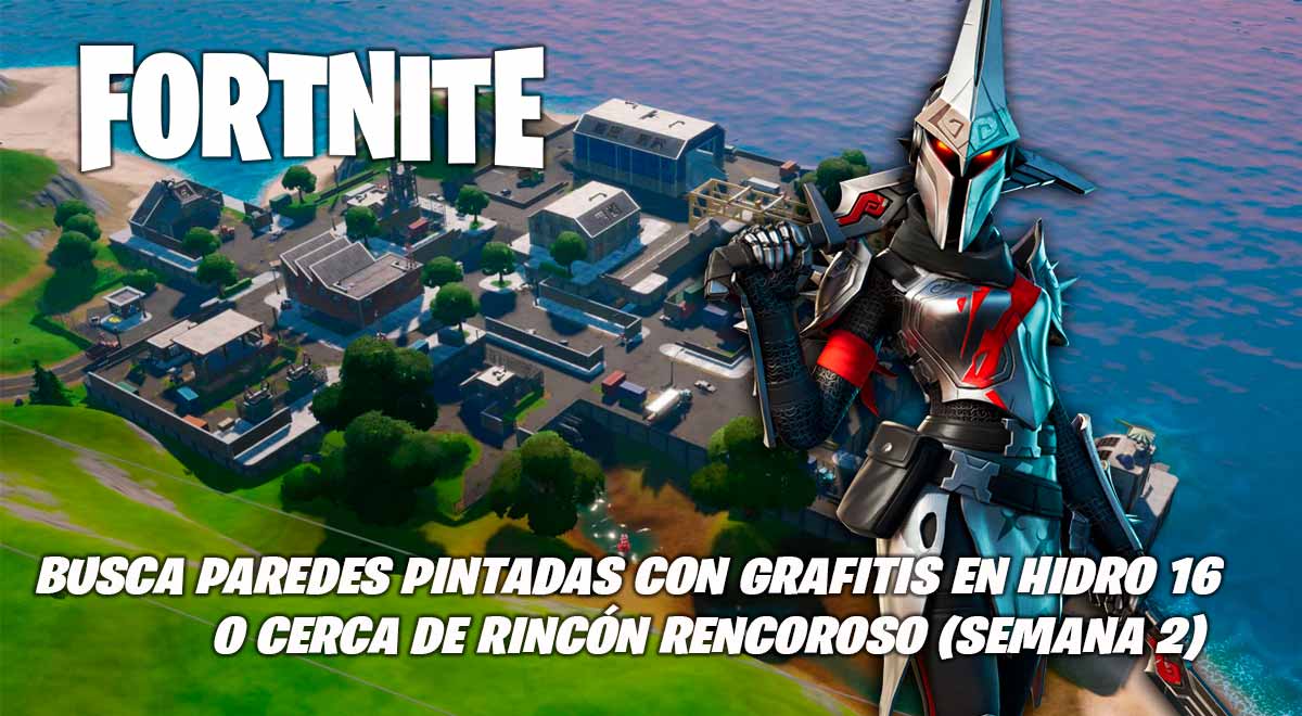 Fortnite Busca Paredes Pintadas Con Grafitis En Hidro 16 O Cerca De Rincon Rencoroso