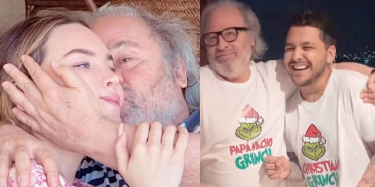 Belinda y Christian Nodal celebran Día del Padre en medio de lujosa cena