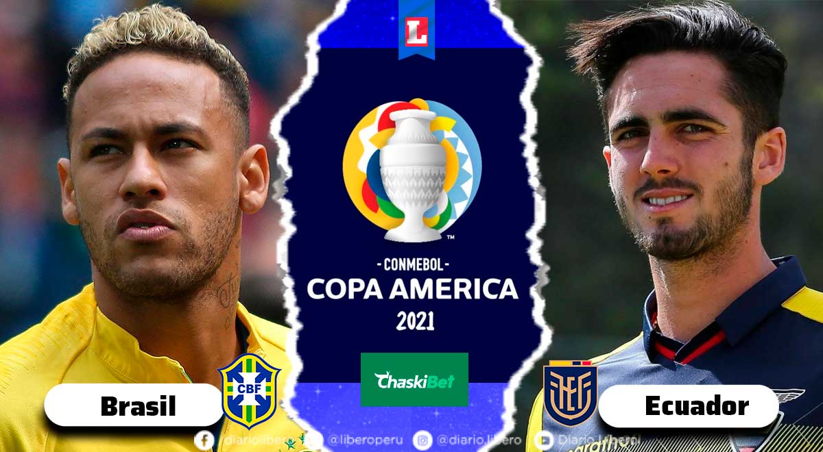 Brasil vs Ecuador EN VIVO: partido por la fecha 5 de la Copa América 2021