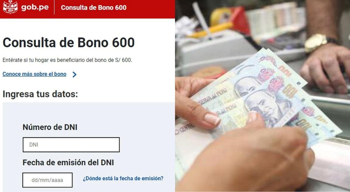 Bono 600 LINK Consulta con tu DNI si aún puedes acceder al subsidio