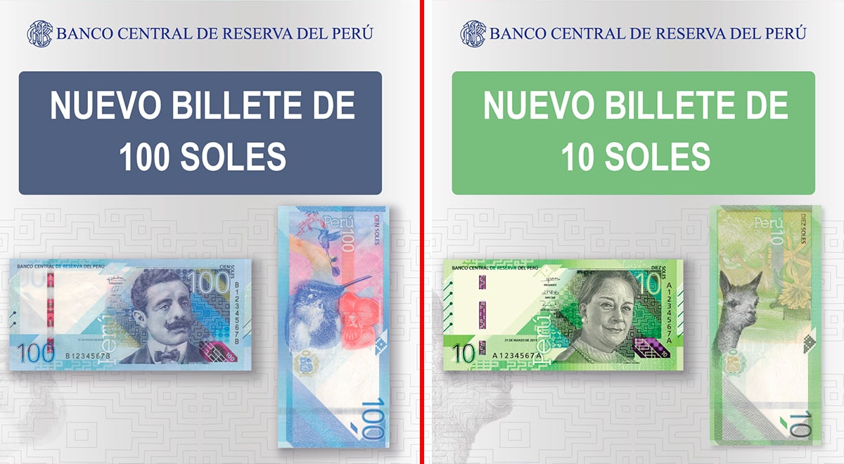 Bcr Pone En Circulación Nuevos Billetes De 10 Y 100 Soles 5201