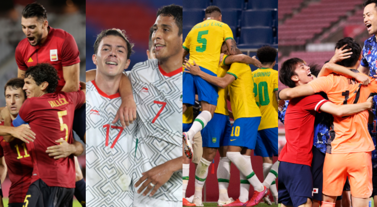 Juegos Olímpicos de Tokio 2020: semifinales masculinas de fútbol, horarios  y canales para ver en vivo, Fútbol, Deportes