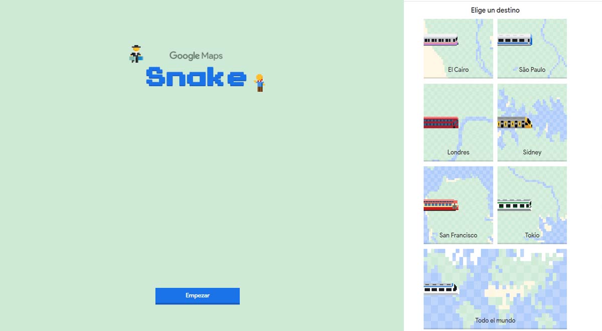 Cómo acceder al juego oculto Snake en la aplicación Google Maps