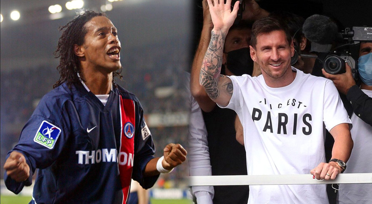 Ronaldinho y sus emotivas palabras al ver a Lionel Messi en el PSG