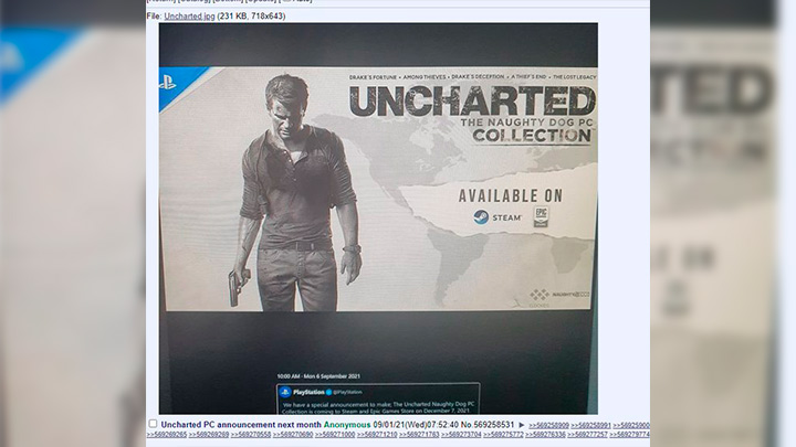 Uncharted ve filtrado su lanzamiento y requisitos en PC a través de la Epic  Games Store