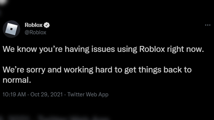 Qué pasó con Roblox? Creadores del juego se disculpan por caída de