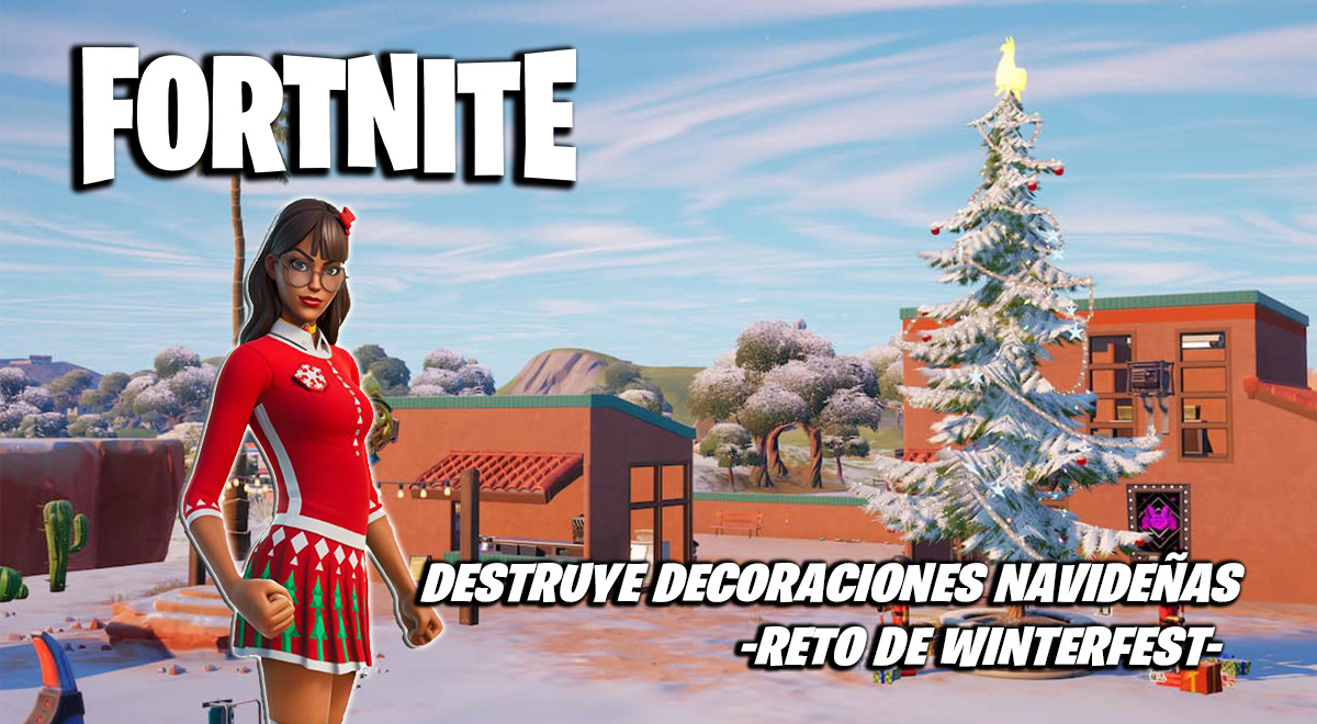 Fortnite: destruye decoraciones navideñas - GUÍA