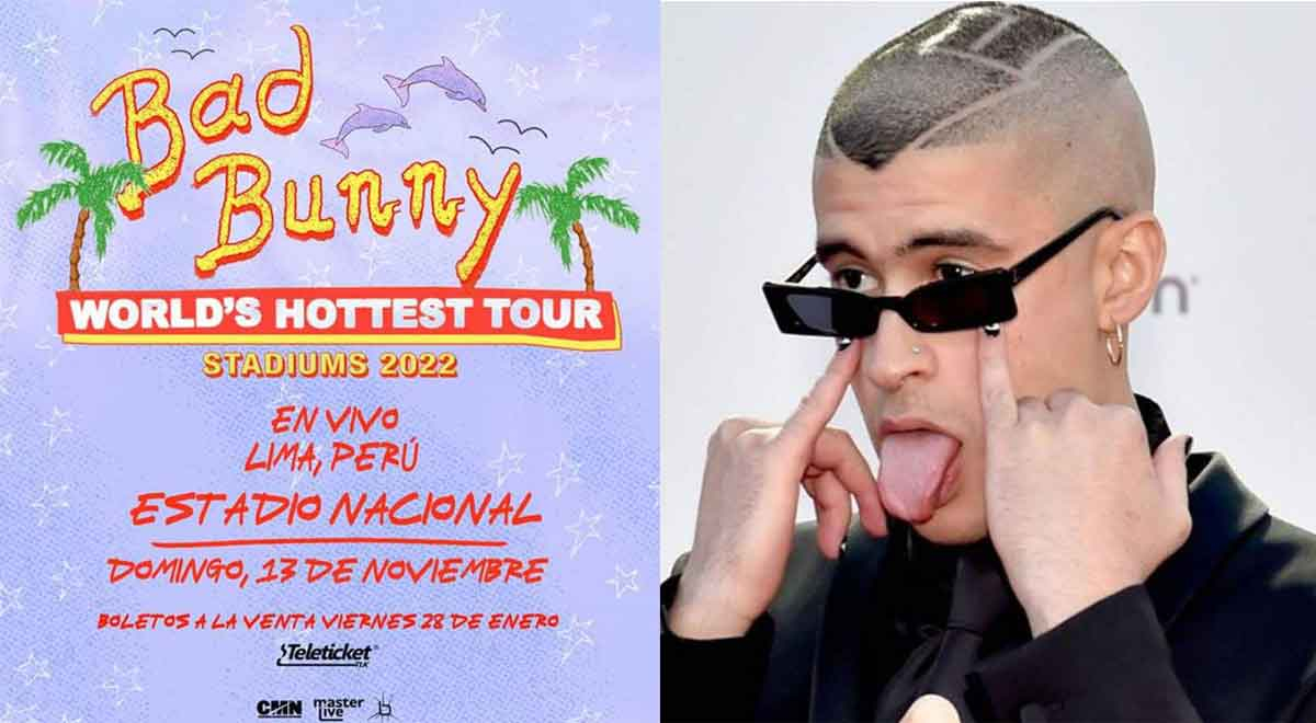 Bad Bunny en Perú hace unos años la entrada costaba solo S/56