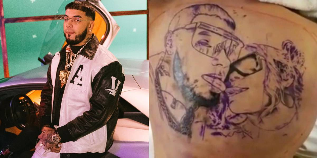 Anuel AA se borra el tatuaje de Karol G y novia lo publica en Instagram - VIDEO