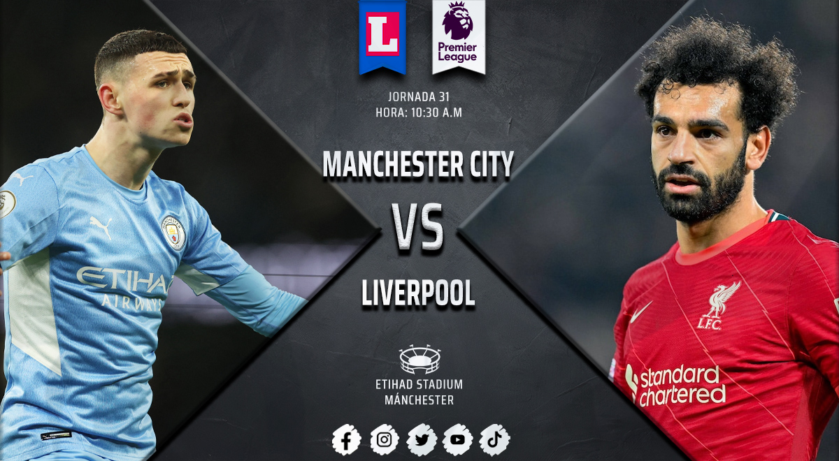 ¿Qué canal transmite el partido de Manchester City vs Liverpool