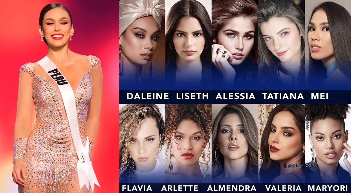 Miss Perú 2022 Estas son las 10 finalistas del concurso de belleza