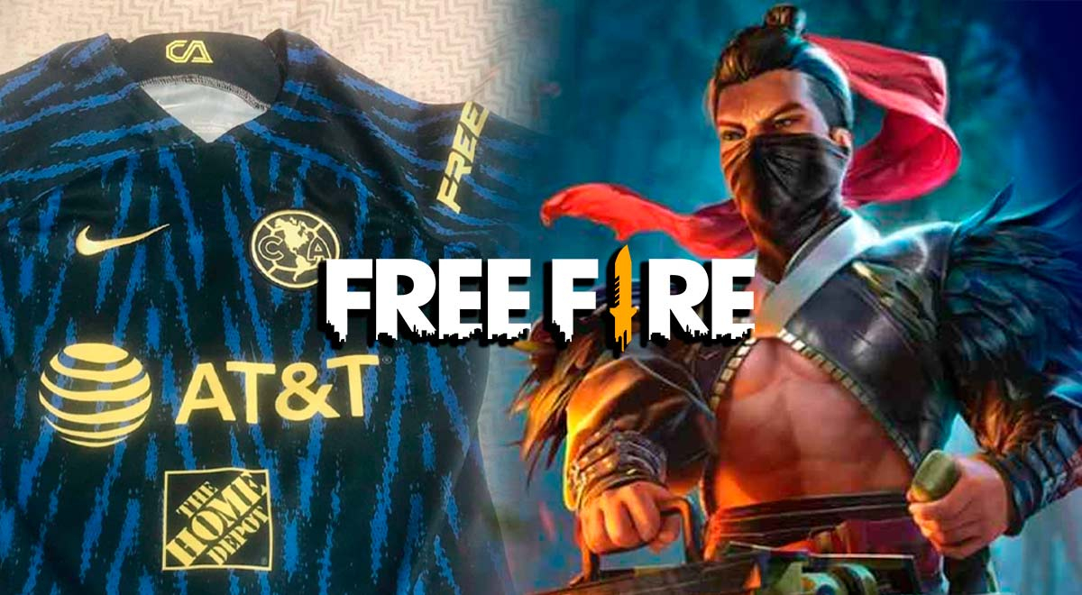 Así se vería el logo de Free Fire en la playera del América