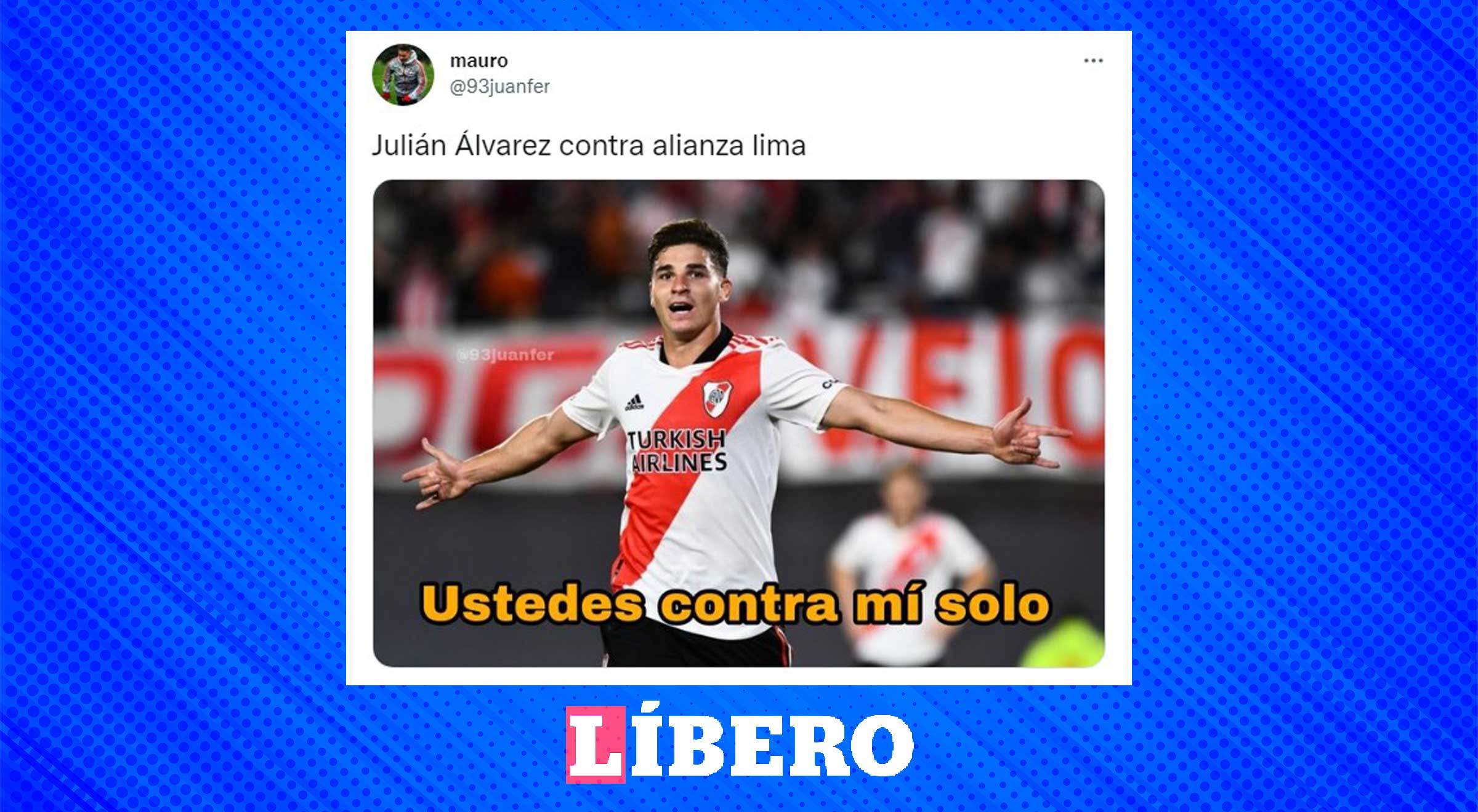 Julián Álvarez se ha convertido en una pesadilla para Alianza Lima memes alianza lima river plate libertadores