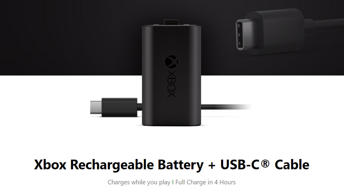 Batería + Cable de carga Para XBOX ONE Play And Ch