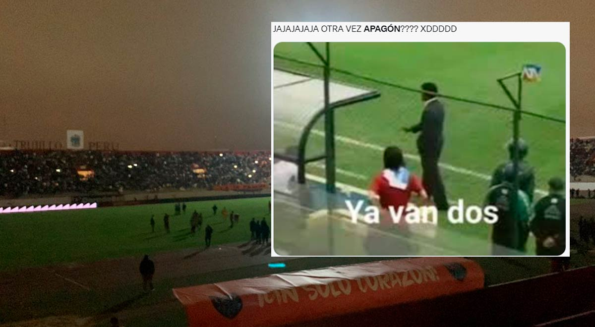 Un partido de la Liga 1 nuevamente se vio interrumpido por un apagón universitario ucv
