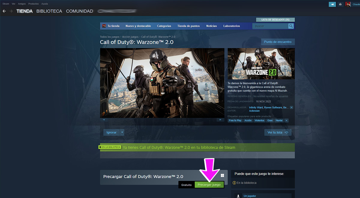 REQUERIMIENTOS MINIMOS para WARZONE 2.0 y MODERN WARFARE II disponible para  playstation 4 y xbox one 