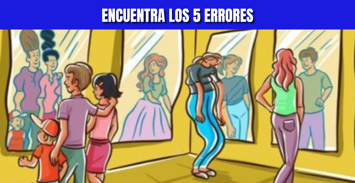 Solo los MÁS INTELIGENTES superaron este reto: Encuentra los 5 errores
