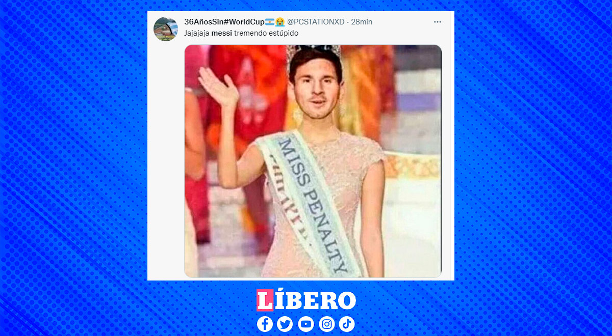 El Penal de Messi casi terminó en GOl memes