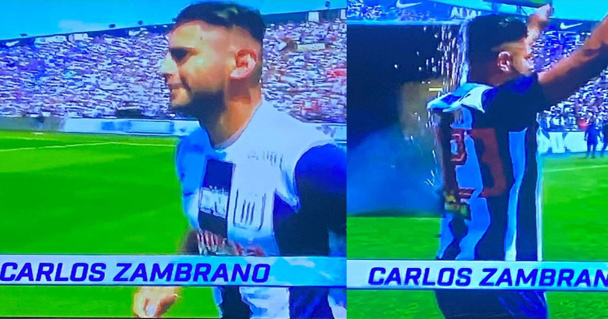 Alianza Lima presentó a Carlos Zambrano a lo grande y así