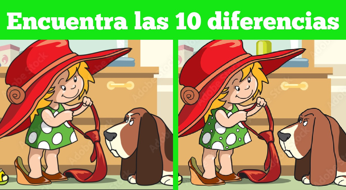 ¿Encontrarás Las 10 Diferencias En 8 Segundos