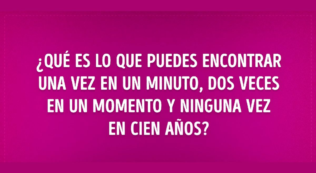 ¿lograrás Descifrar La Respuesta Tienes 8 Segundos Para Resolver Este DifÍcil Acertijoemk 6410