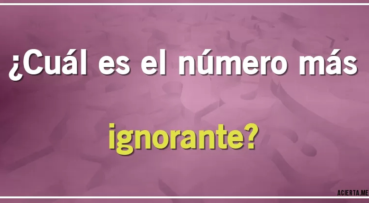 Cuál es el número que si lo pones al revés vale menos? - Charada e Resposta  - Geniol