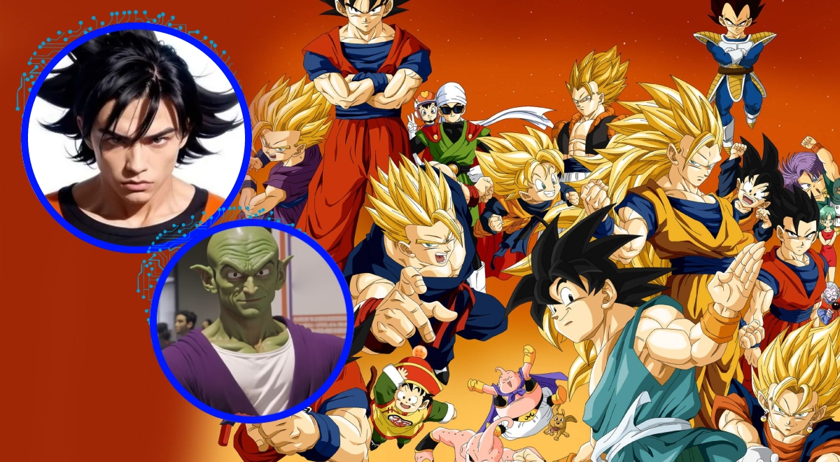 Dragon Ball Z: IA convierte a los personajes en personas reales