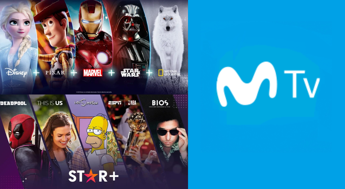Ahora tu Movistar TV tiene el beneficio de Disney+ y Star+