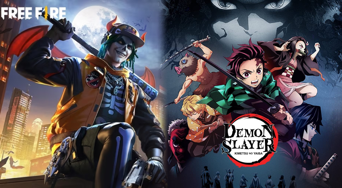 Free Fire anuncia crossover com Demon Slayer: Kimetsu no Yaiba
