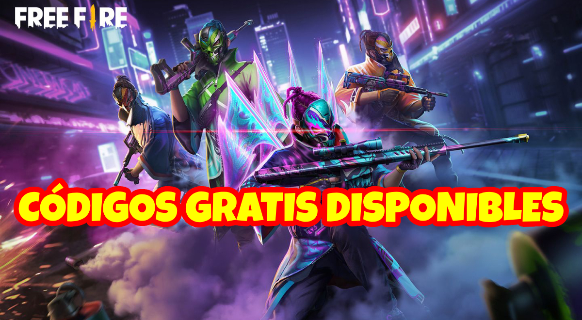 Free Fire: códigos gratis y todas las recompensas para canjear hoy