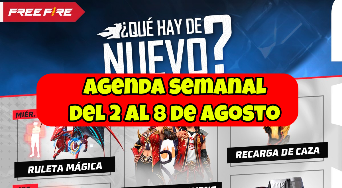 Códigos de Free Fire para HOY, 8 de agosto: canjea premios GRATIS, Garena  Free, Latam