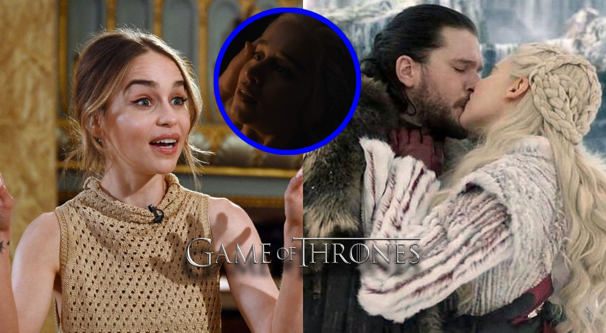 Emilia Clarke habla sobre la escena íntima que tuvo con Kit Harington en 