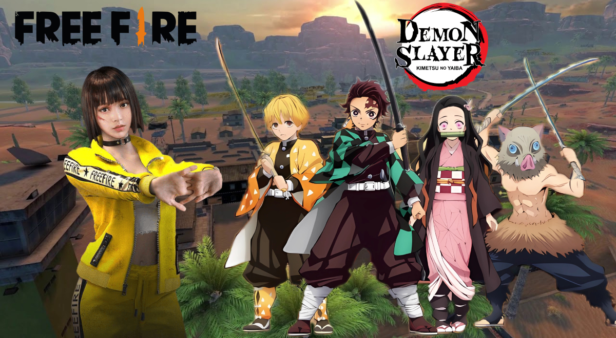 Free Fire x Demon Slayer: Calendário de recompensas vazado