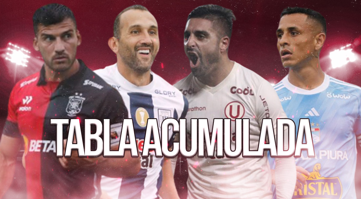 Tabla Acumulada Liga 1 2024 en vivo HOY, 20 de agosto 2024 posiciones