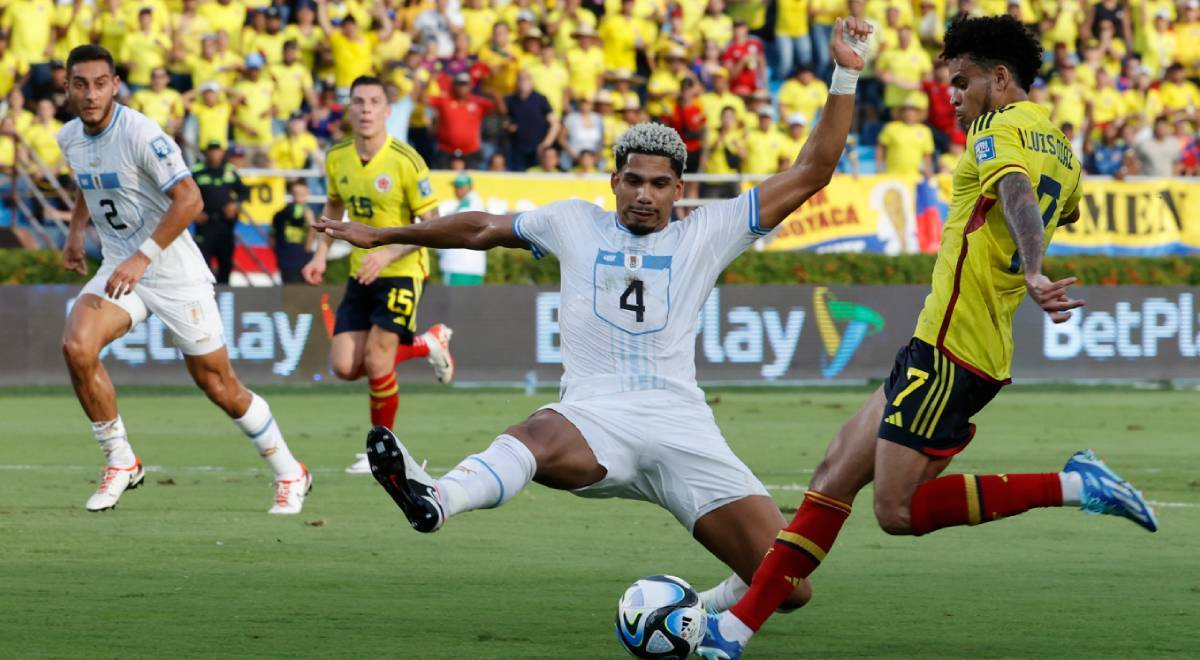 Colombia vs. Uruguay hoy: a qué horas juegan por Eliminatorias, alineación  y más