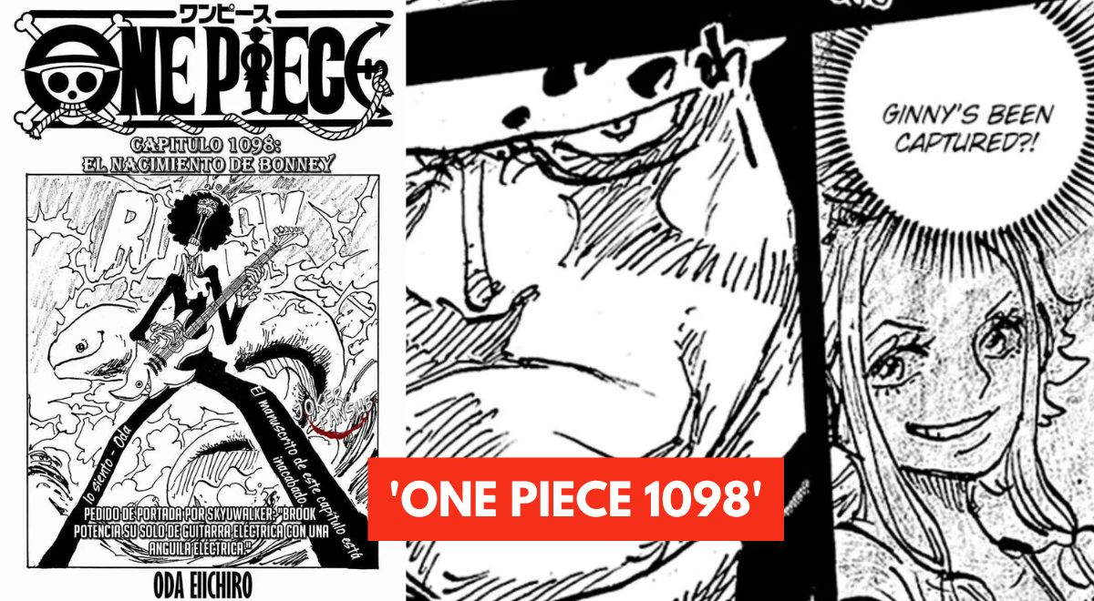 One Piece Capítulo 1098 para lançamento incompleto