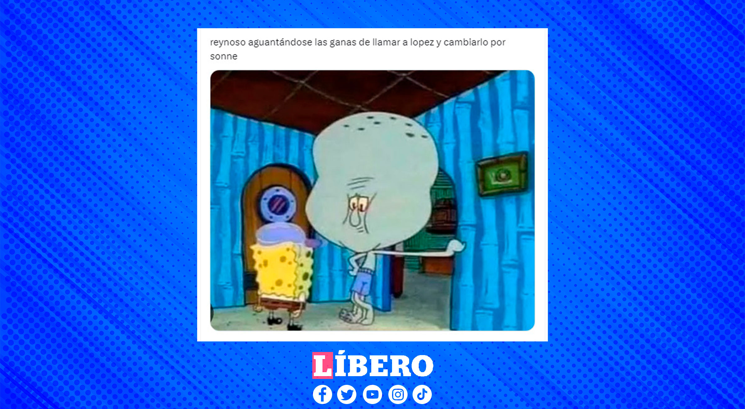 Reynoso una vez más no vio prudente hacer debutar a Sonne con la Bicolor. memes peru vs venezuela