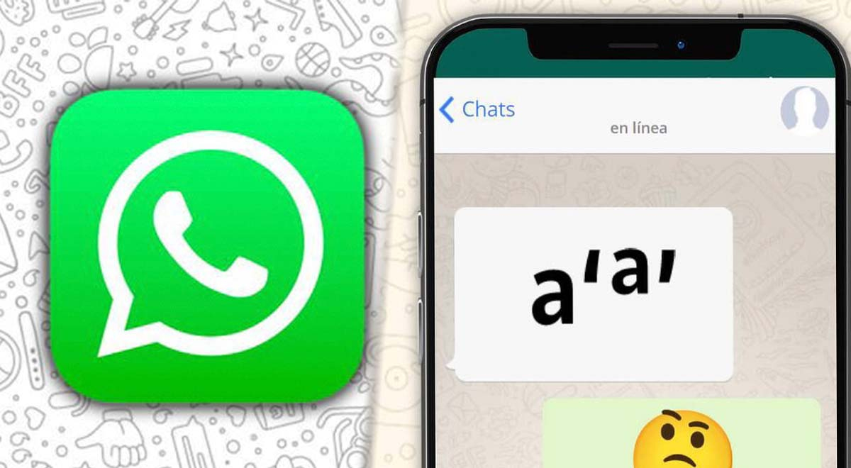 Qué significa la 'a pequeña' en WhatsApp