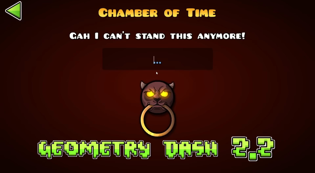 Geometry Dash 2.2: códigos y contraseñas de todos los The Vault | Cómo  abrir la puerta del Chamber of Time | Vault of Secrets | Cod3breaker |  GiveMeHelper