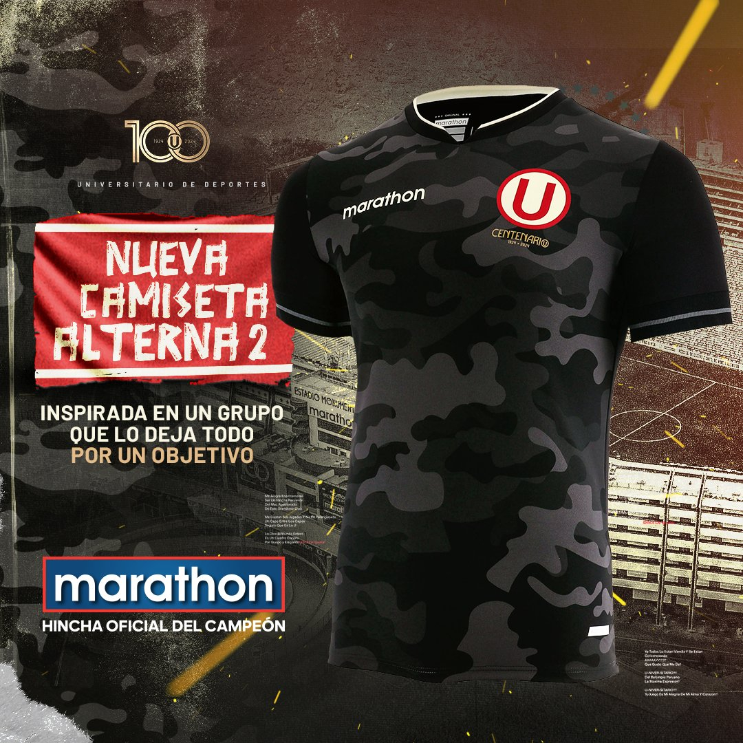 Universitario sorprendio a sus hinchas con nueva camiseta alterna para su centenario