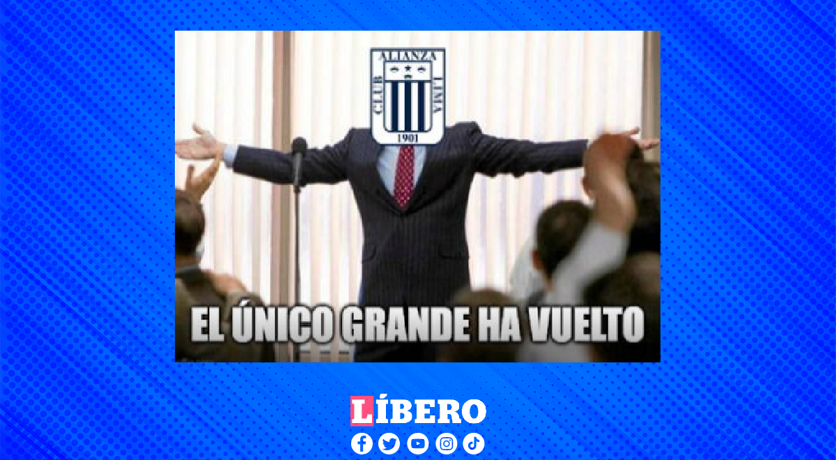 "El único gran ha vuelto", es el meme que se viralizó en redes sociales. alianza meme