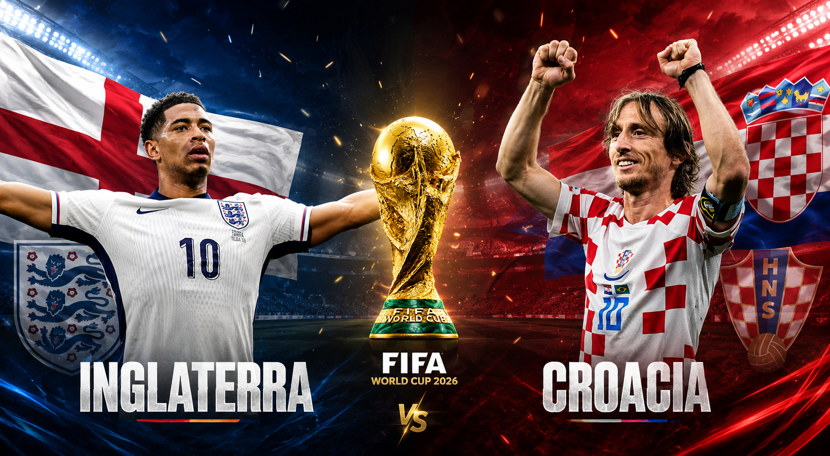 Programación de horarios para el partido entre Inglaterra vs. Croacia. Foto: composición Líbero