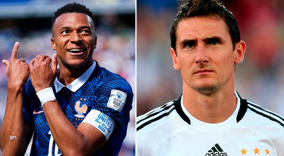 Kylian Mbappé está muy cerca de romper el récord del alemán Miroslav Klose.