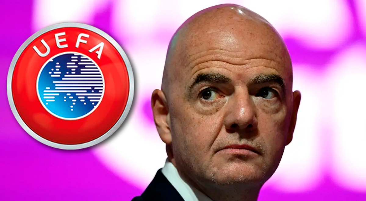 UEFA apunta a tomar medidas legales contra Gianni Infantino, presidente de la FIFA.