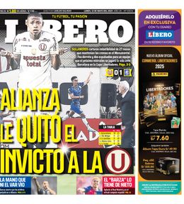 Edición Impresa - Libero | Lima - Lunes 12 de Mayo del 2025