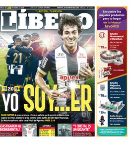 Edición Impresa - Libero | Lima - Martes 20 de Mayo del 2025