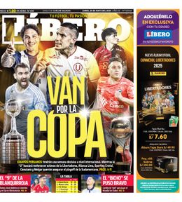 Edición Impresa - Libero | Lima - Lunes 26 de Mayo del 2025