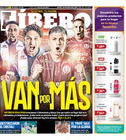 Edición Impresa - Libero | Lima - Jueves 29 de Mayo del 2025